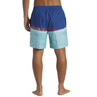  Quiksilver Everyday Wordblock Volley 17 Erkek Mavi Volley Short