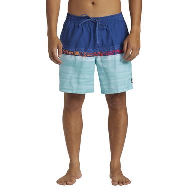  Quiksilver Everyday Wordblock Volley 17 Erkek Mavi Volley Short