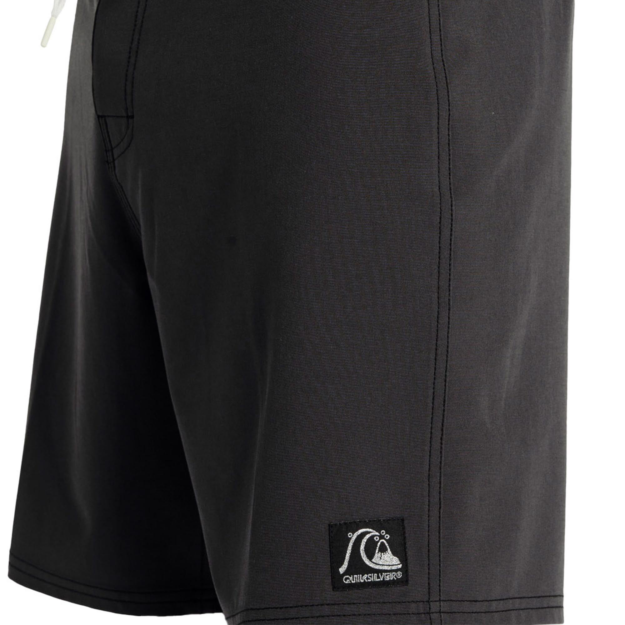 Quiksilver Original Straight Leg Solid 18 Erkek Siyah Boardshort