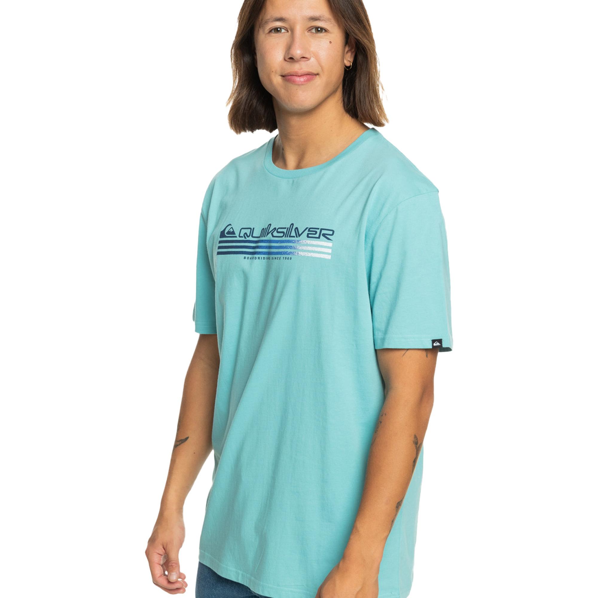 Quiksilver Omni Fill Erkek Mavi Tişört