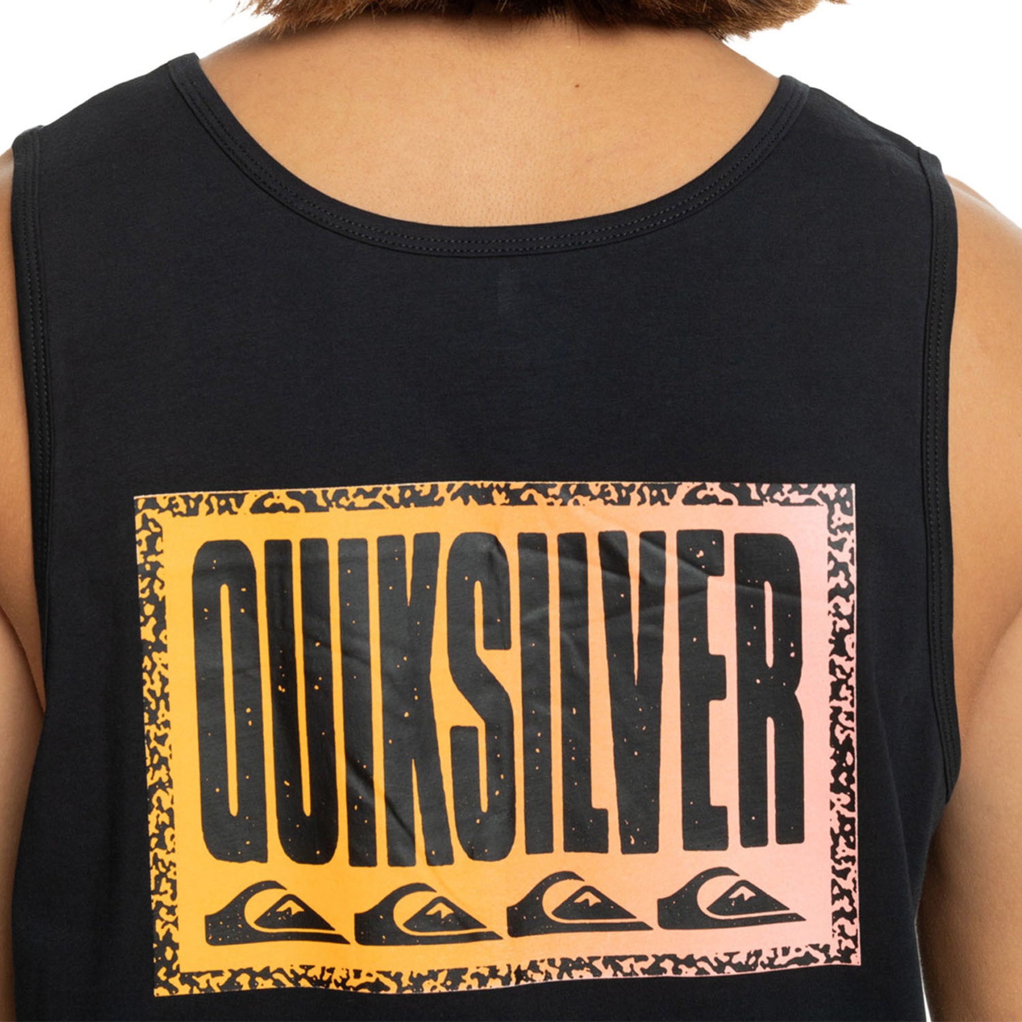 Quiksilver Erkek Atlet Long Fade Tank Siyah Günlük Giyim