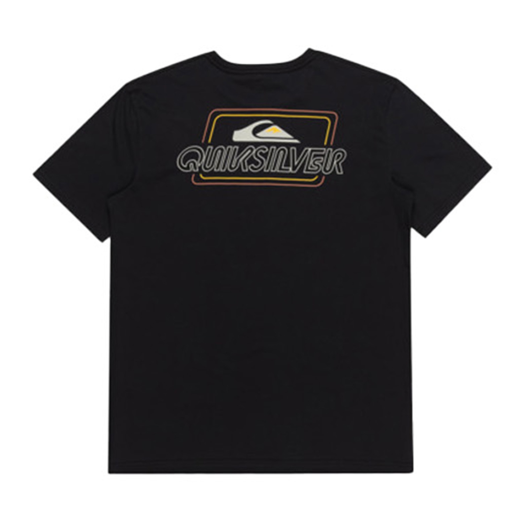 Quiksilver Line By Line Erkek Siyah Tişört