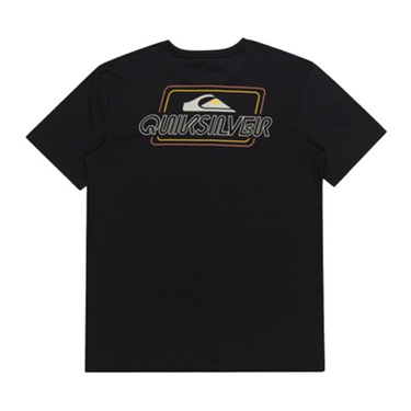  Quiksilver Line By Line Erkek Siyah Tişört