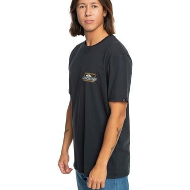  Quiksilver Line By Line Erkek Siyah Tişört