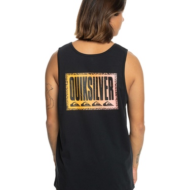  Quiksilver Erkek Atlet Long Fade Tank Siyah Günlük Giyim