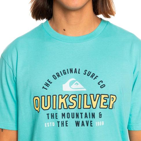  Quiksilver Floating Around Erkek Mavi Tişört