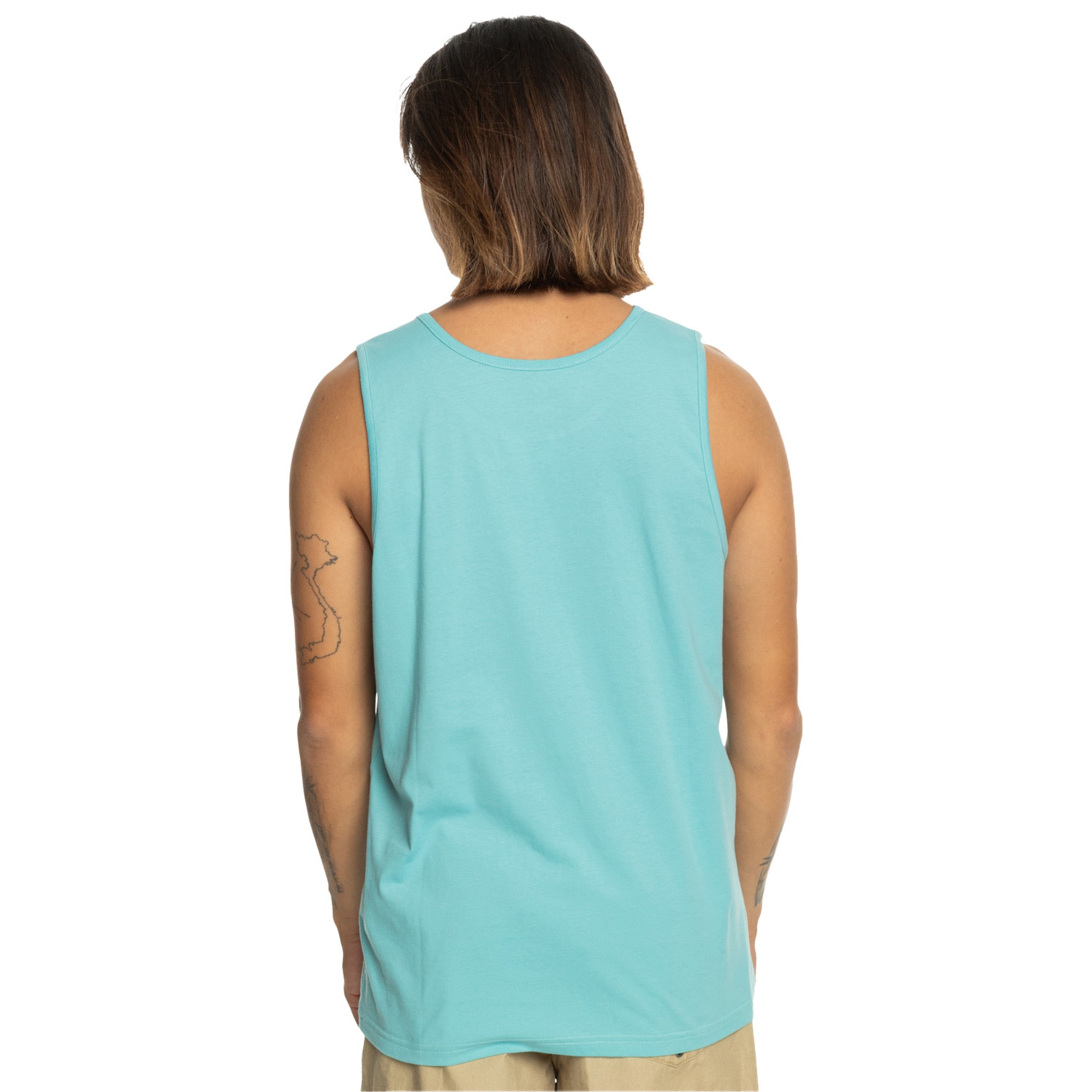 Quiksilver Comp Logo Tank Erkek Atlet Mavi
