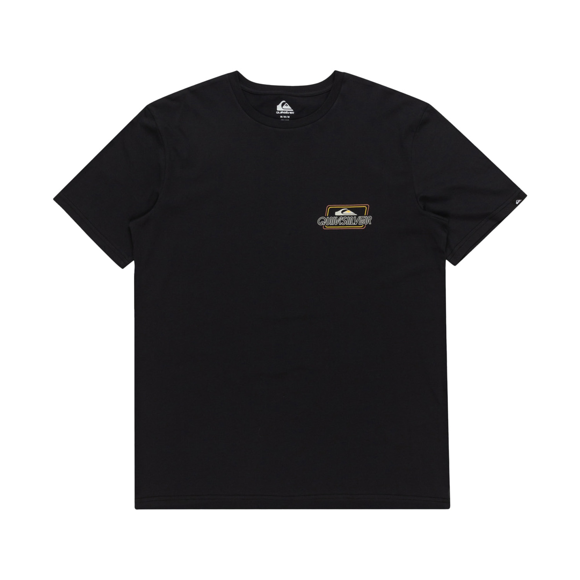 Quiksilver Line By Line Erkek Siyah Tişört