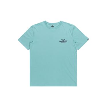  Quiksilver Tradesmith Erkek Mavi Tişört
