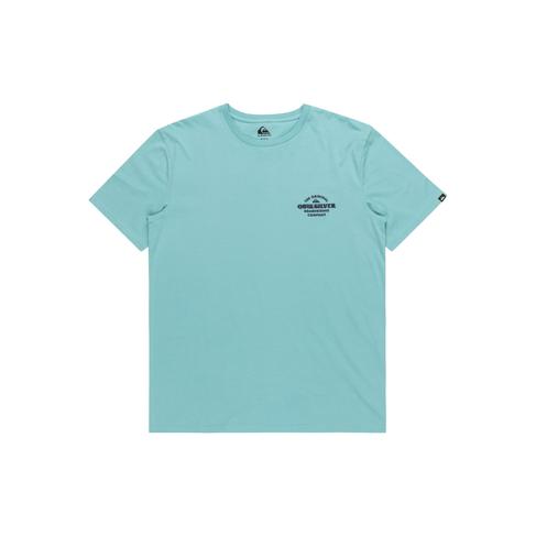  Quiksilver Tradesmith Erkek Mavi Tişört