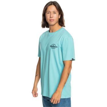  Quiksilver Tradesmith Erkek Mavi Tişört