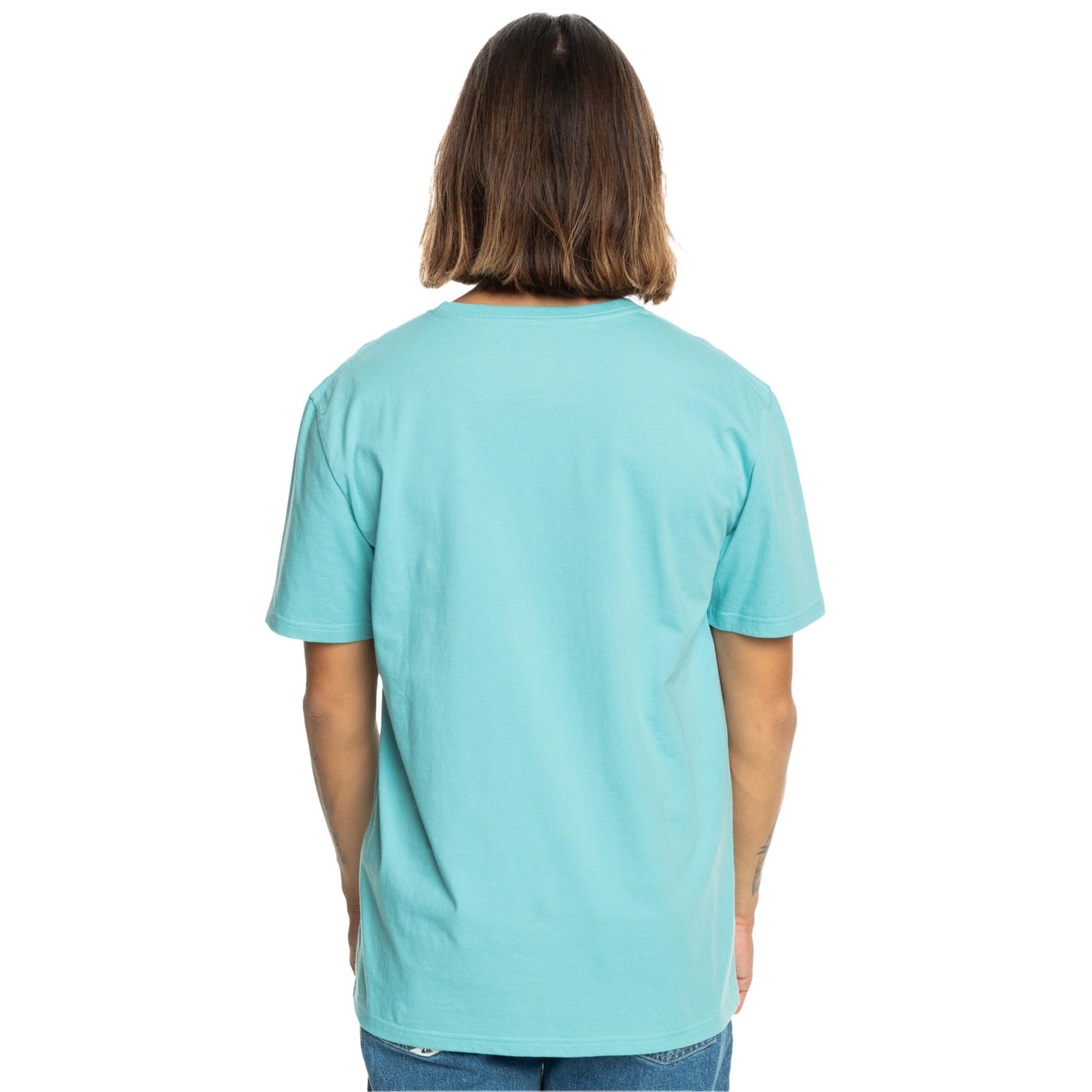 Quiksilver Tradesmith Erkek Mavi Tişört