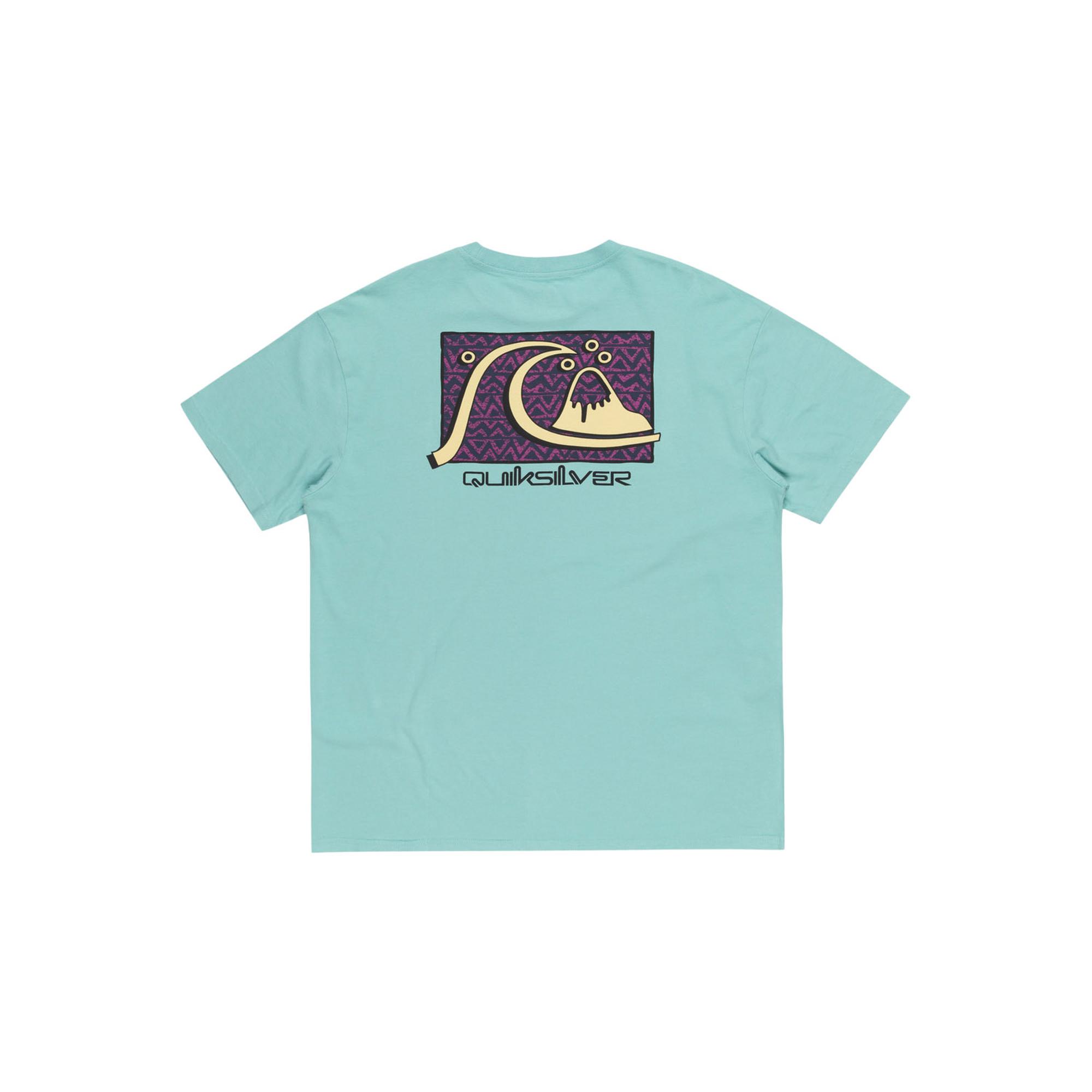 Quiksilver Take Us Back Bubble Erkek Mavi Tişört