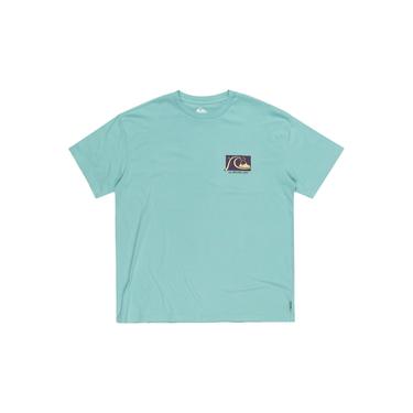  Quiksilver Take Us Back Bubble Erkek Mavi Tişört