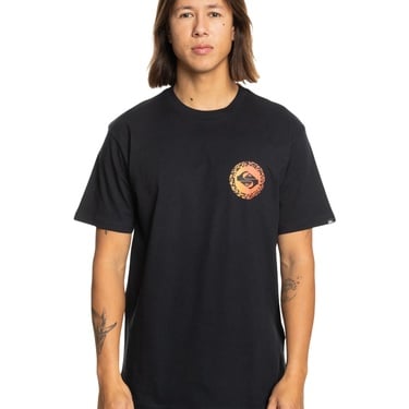  Quiksilver Long Fade Erkek Siyah Tişört