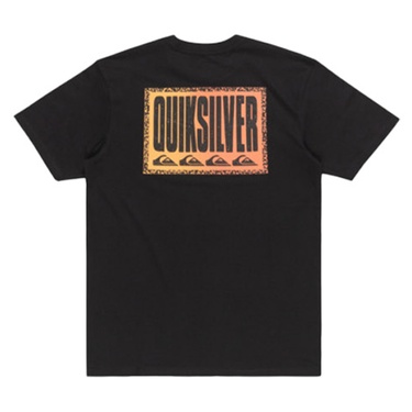  Quiksilver Long Fade Erkek Siyah Tişört