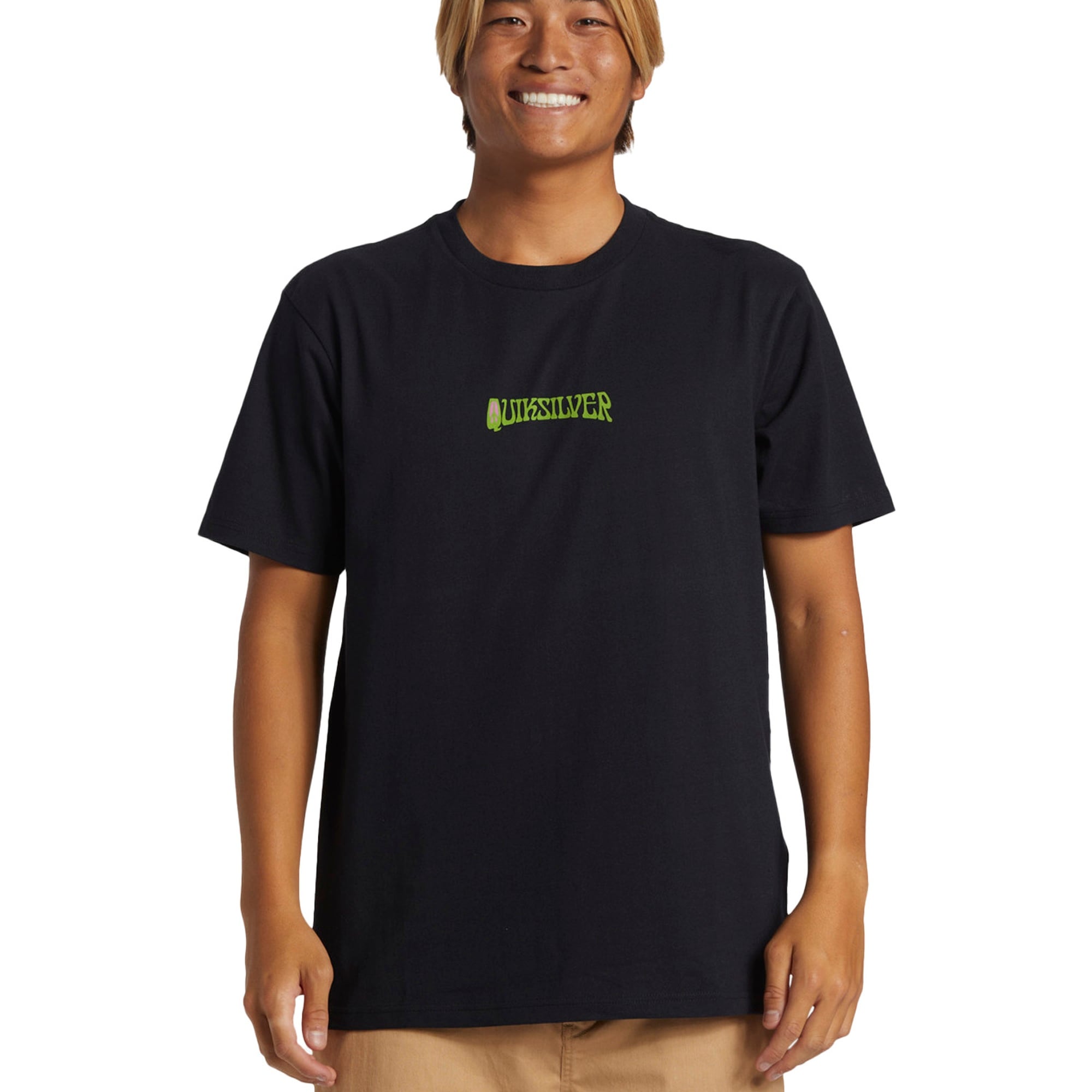 Quiksilver Island Sunrise Moe Erkek Siyah Tişört