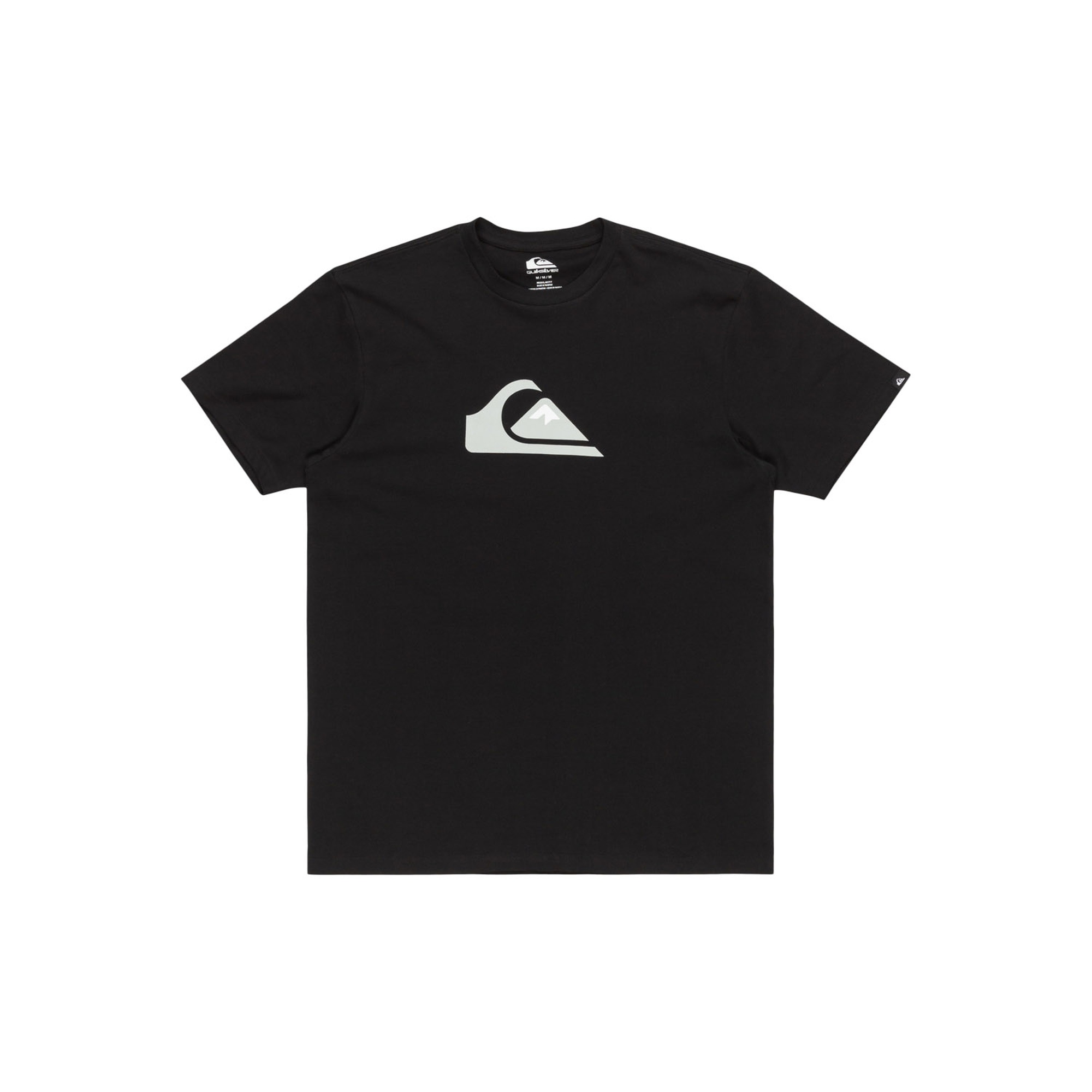 Quiksilver Comp Logo Erkek Siyah Tişört