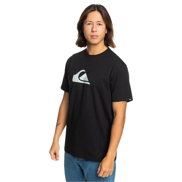  Quiksilver Comp Logo Erkek Siyah Tişört