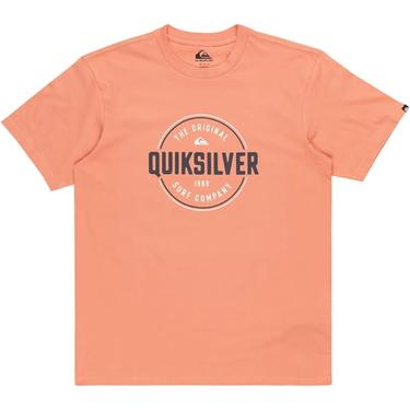  Quiksilver Circle Up Erkek Kırmızı Tişört