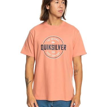  Quiksilver Circle Up Erkek Kırmızı Tişört