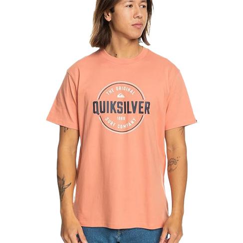  Quiksilver Circle Up Erkek Kırmızı Tişört