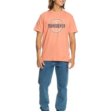  Quiksilver Circle Up Erkek Kırmızı Tişört