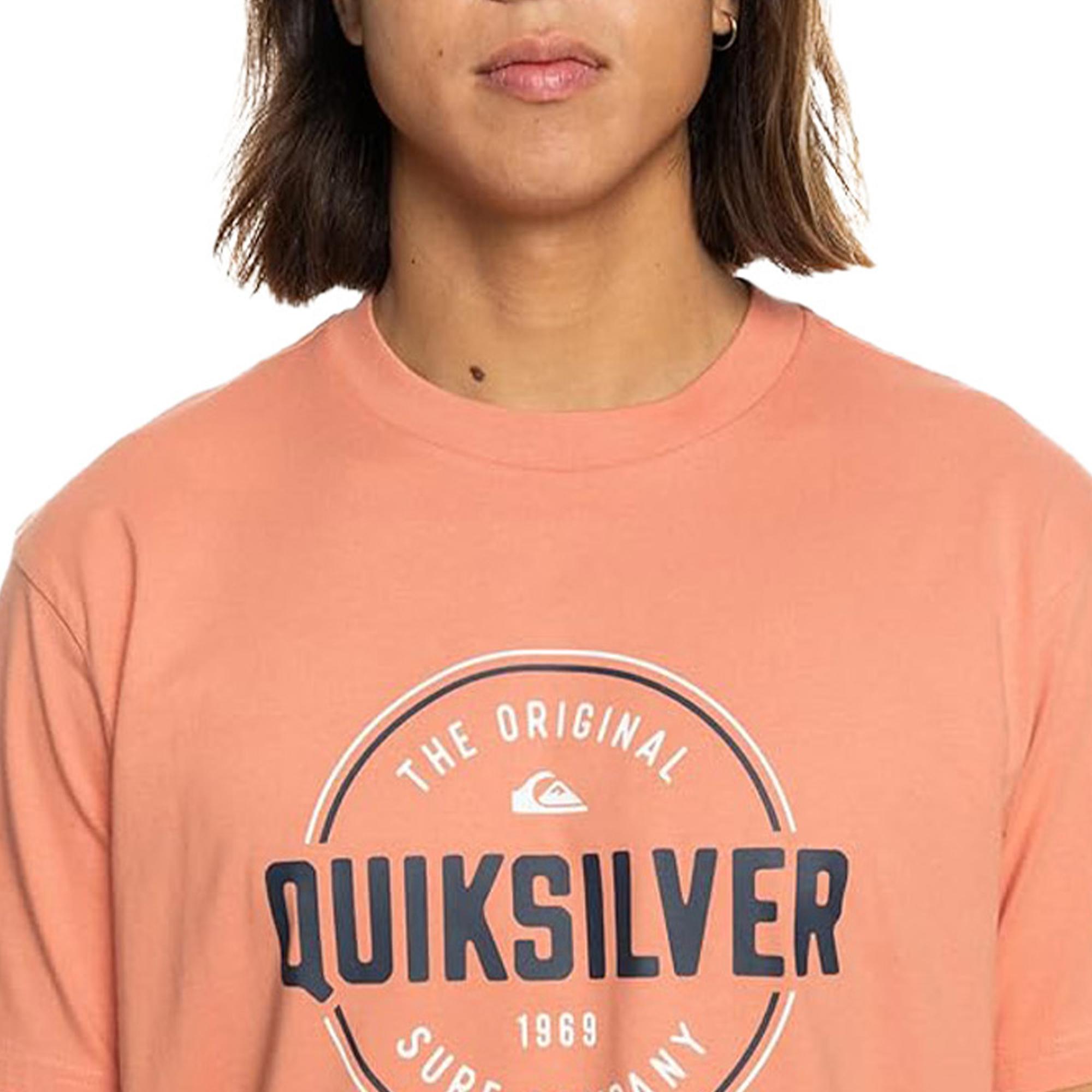 Quiksilver Circle Up Erkek Kırmızı Tişört