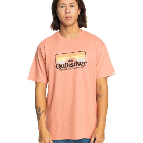  Quiksilver Step Inside Erkek Kırmızı Tişört