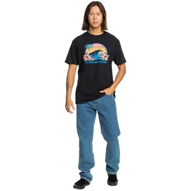  Quiksilver Riding Today Erkek Siyah Tişört