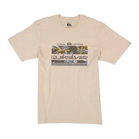  Quiksilver Tropical Rainbow Erkek Bej Tişört