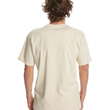  Quiksilver Neverending Surf Erkek Bej Tişört