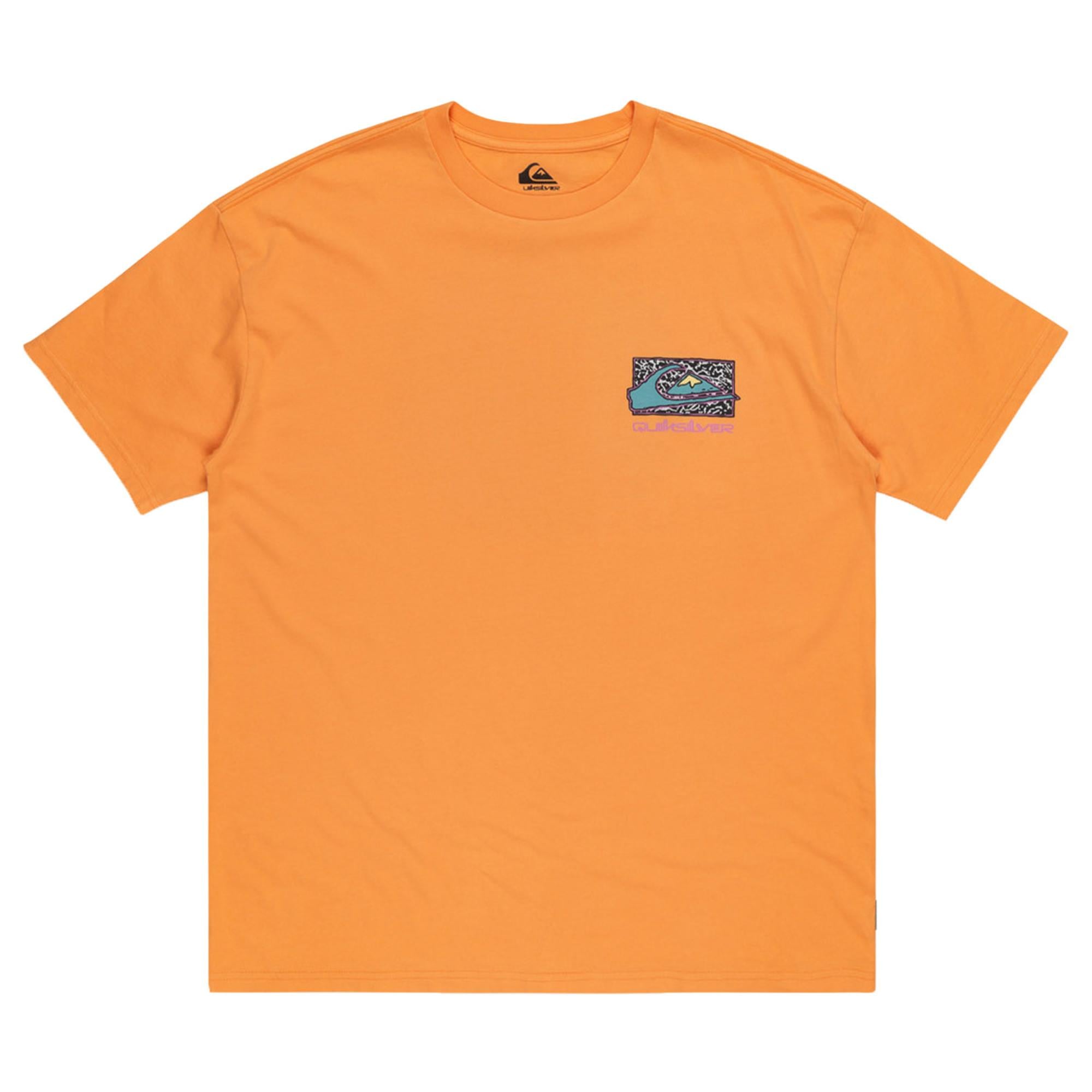 Quiksilver Spin Cycle Erkek Turuncu Tişört