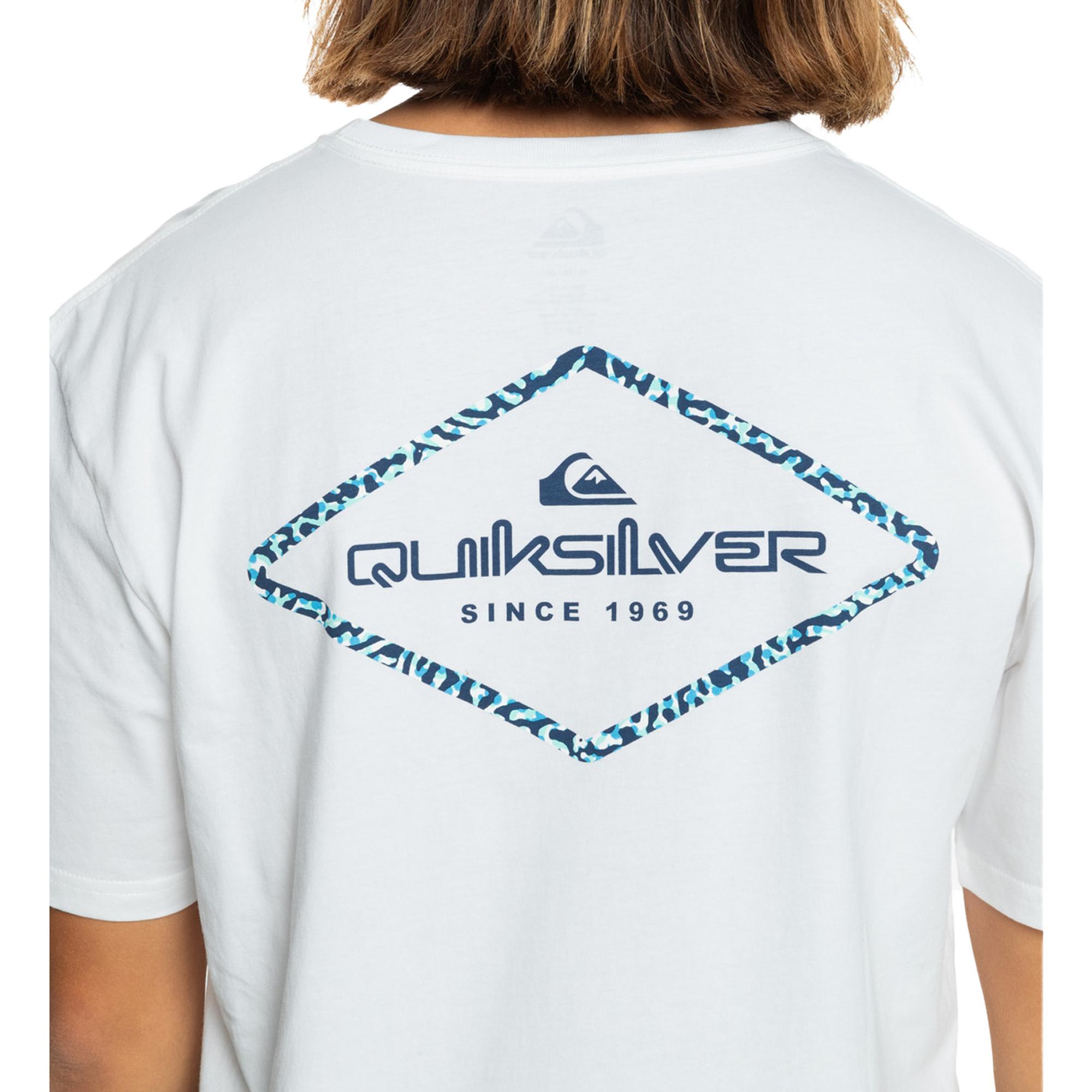 Quiksilver Omni Lock Erkek Beyaz Tişört