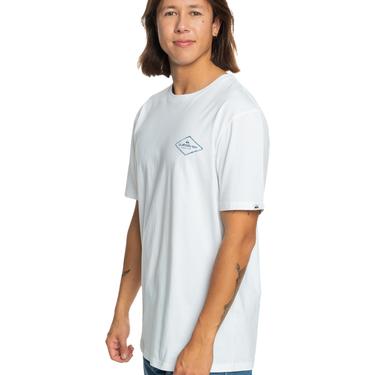  Quiksilver Omni Lock Erkek Beyaz Tişört