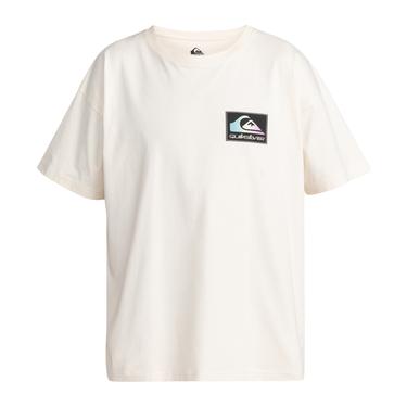  Quiksilver Back Flash Erkek Bej Tişört