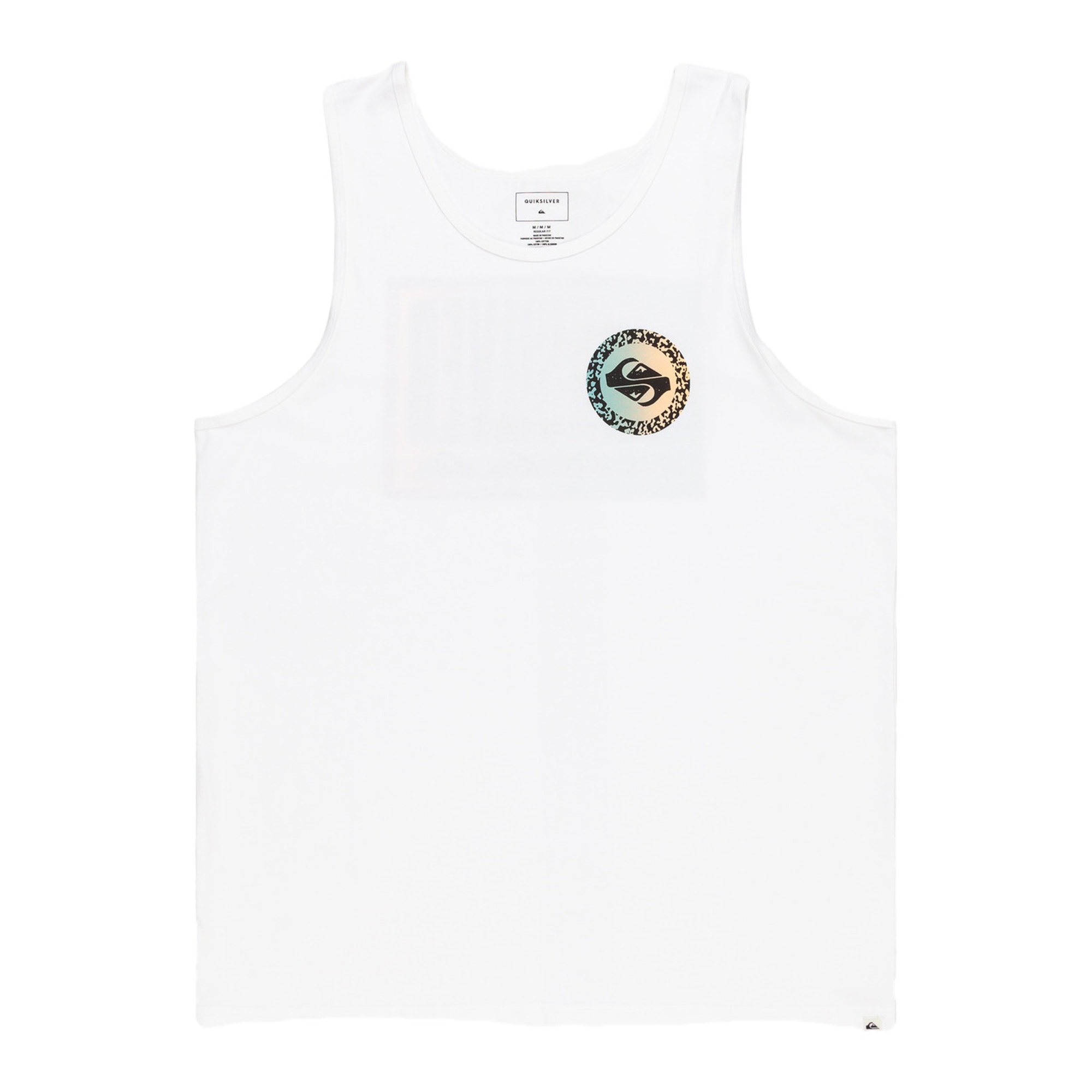 Quiksilver Erkek Atlet Long Fade Tank Beyaz Günlük Giyim
