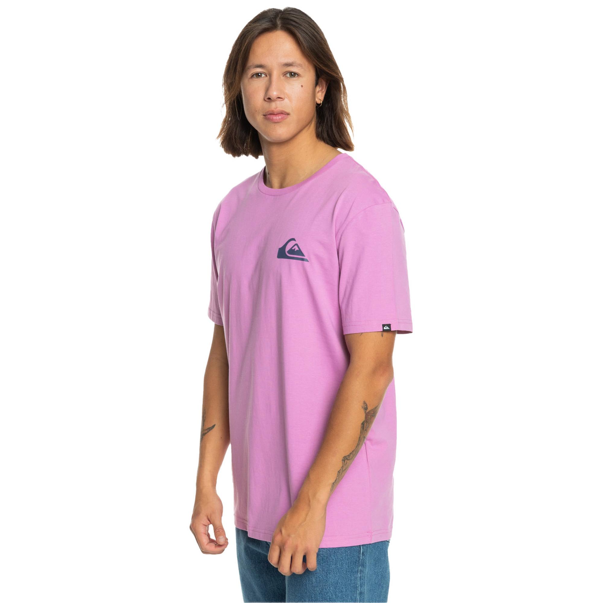 Quiksilver Mw Mini Logo Erkek Pembe Tişört