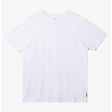  Quiksilver Salt Water Pkt Swp Erkek Beyaz Tişört