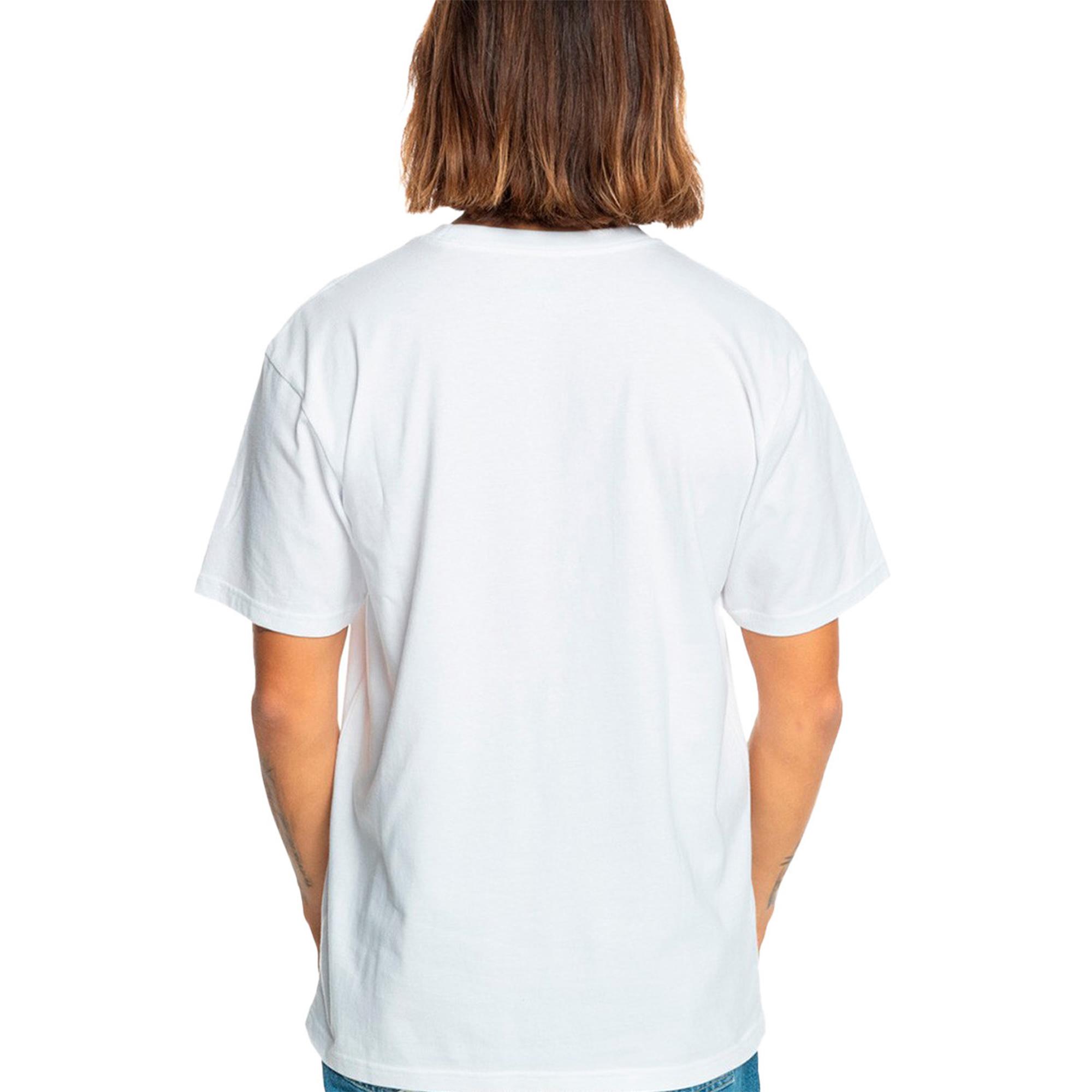 Quiksilver Floating Around Erkek Beyaz Tişört