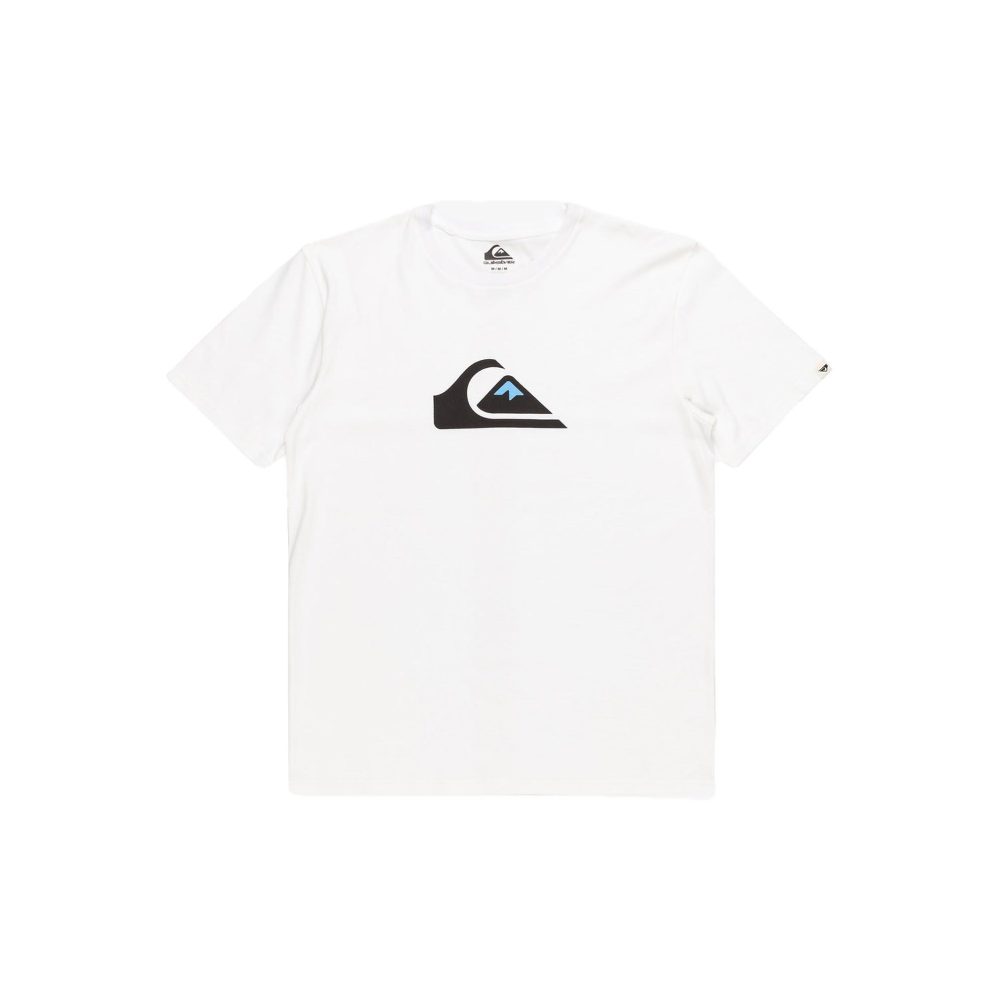 Quiksilver Comp Logo Erkek Beyaz Tişört