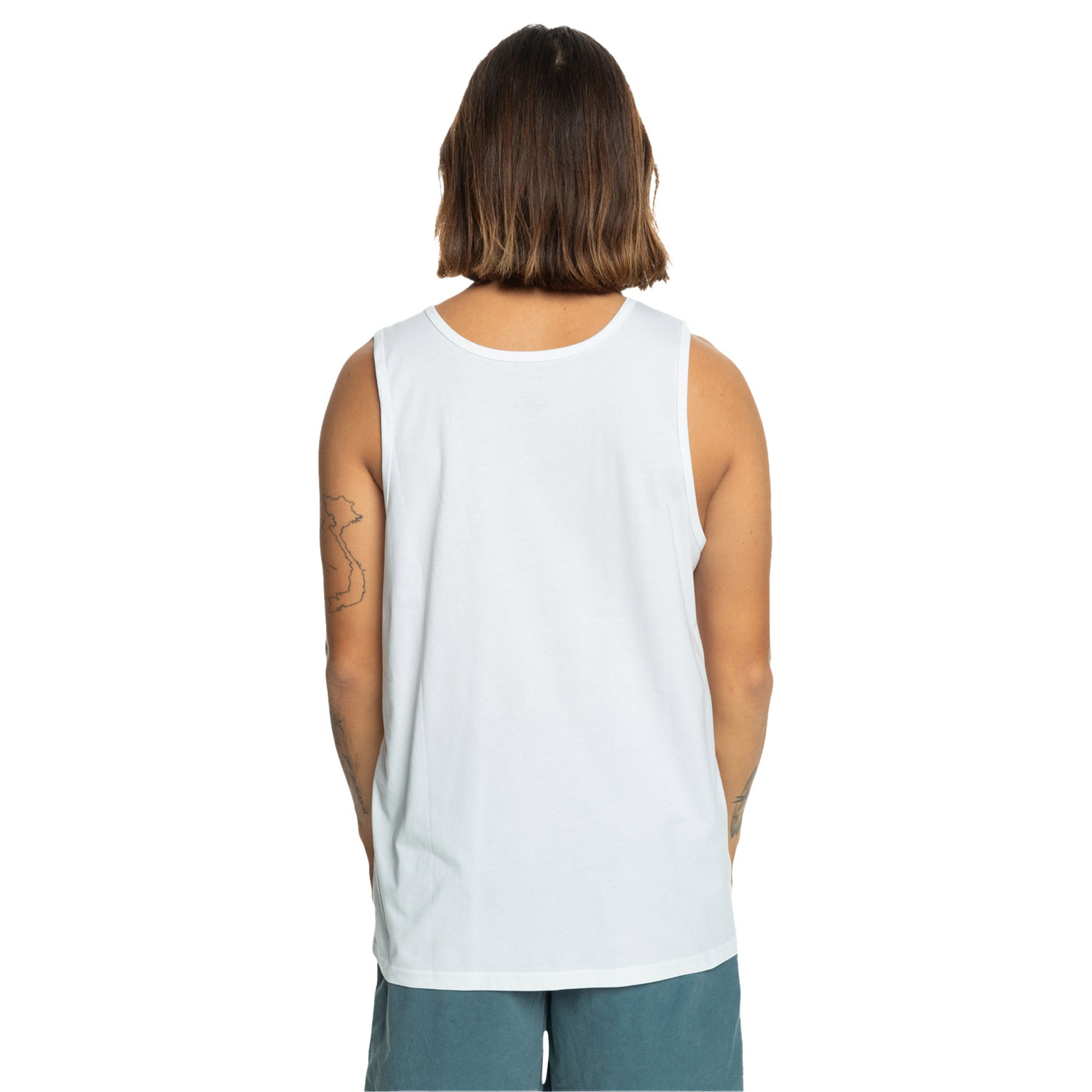 Quiksilver Omni Fills Tank Erkek Beyaz Atlet