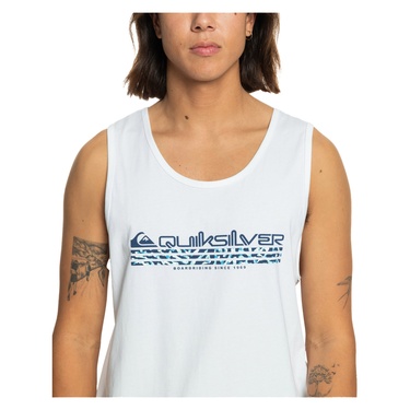  Quiksilver Omni Fills Tank Erkek Beyaz Atlet