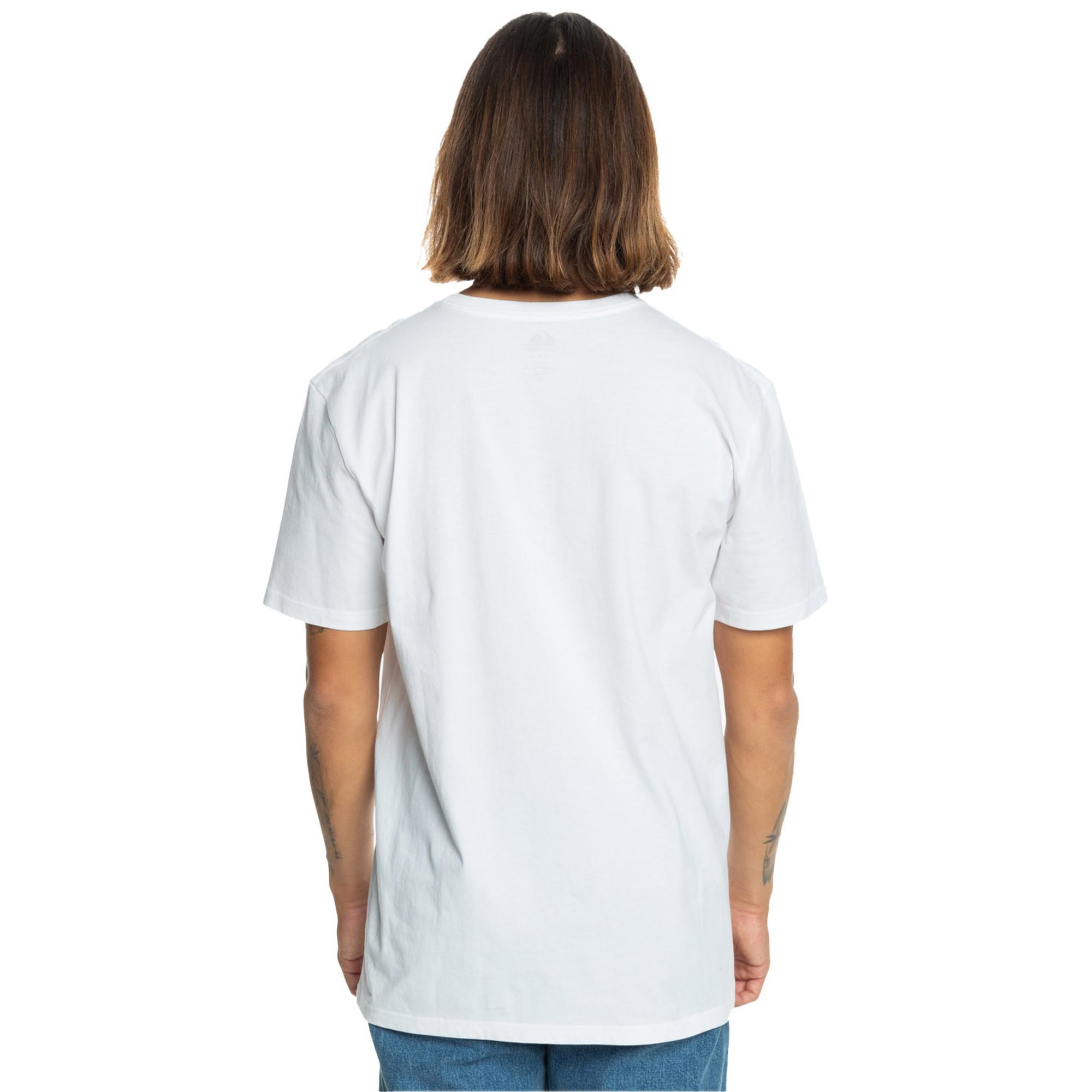 Quiksilver Tradesmith Erkek Beyaz Tişört