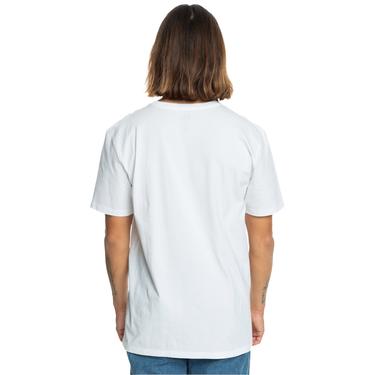  Quiksilver Tradesmith Erkek Beyaz Tişört