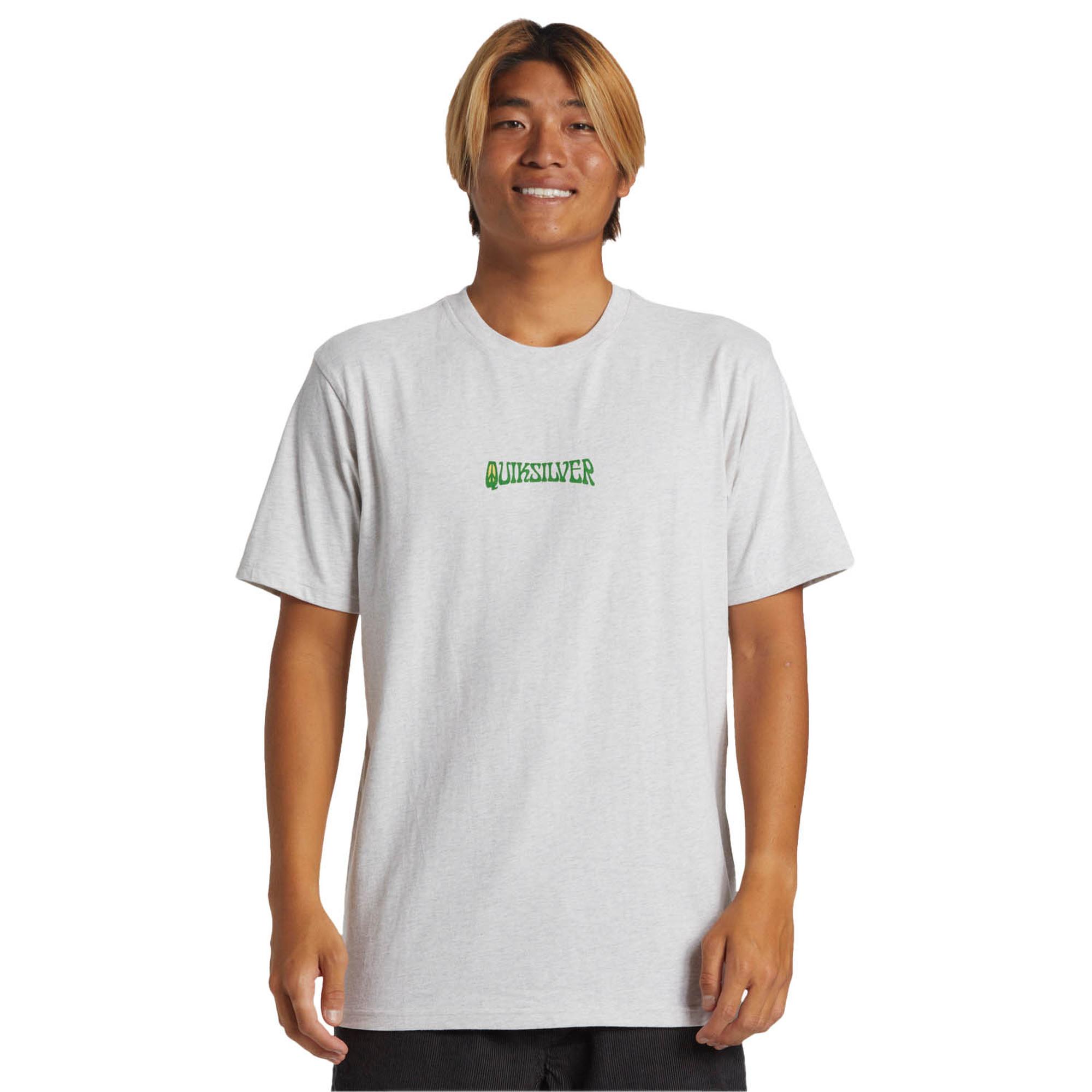 Quiksilver Island Sunrise Moe Erkek Beyaz Tişört