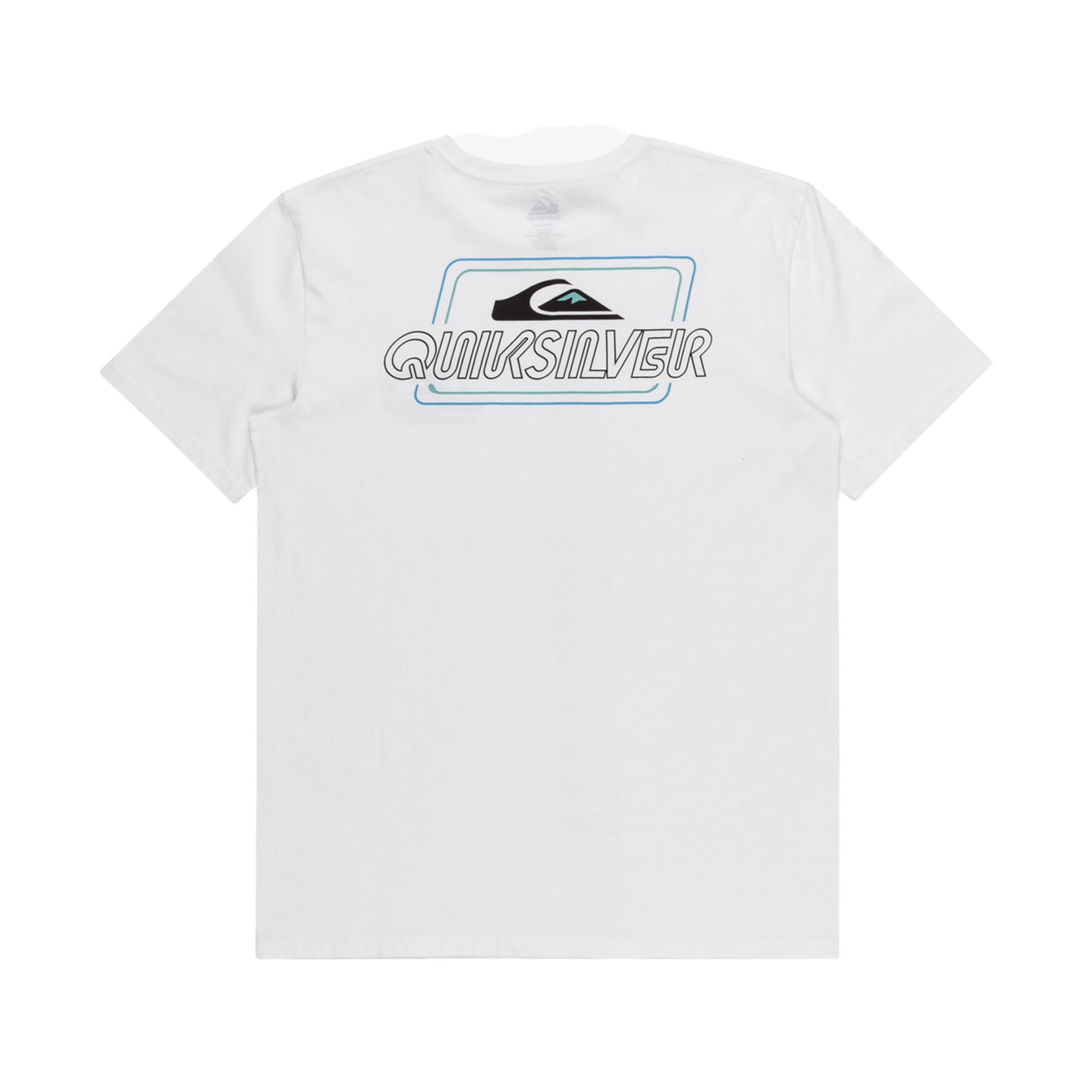 Quiksilver Line By Line Erkek Beyaz Tişört