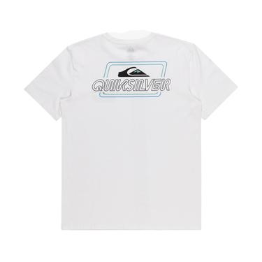  Quiksilver Line By Line Erkek Beyaz Tişört