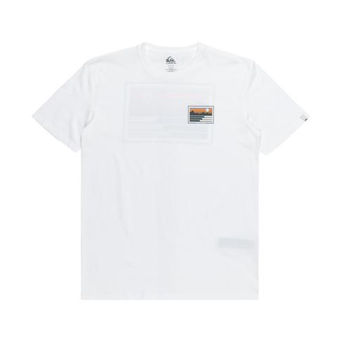  Quiksilver Land And Sea Erkek Beyaz Tişört