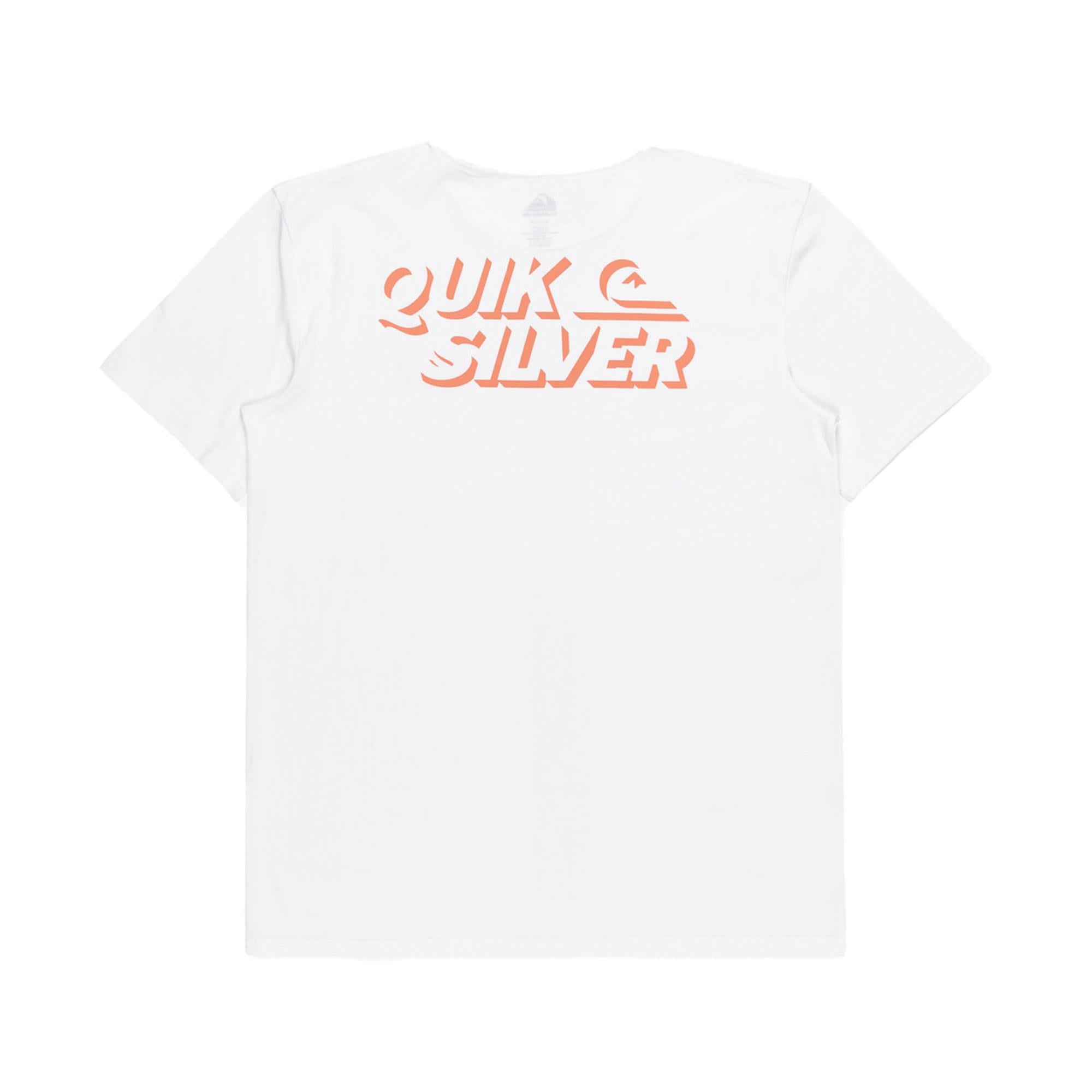 Quiksilver Shadow Knock Erkek Beyaz Tişört